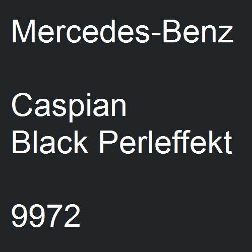 Mercedes-Benz, Caspian Black Perleffekt, 9972.